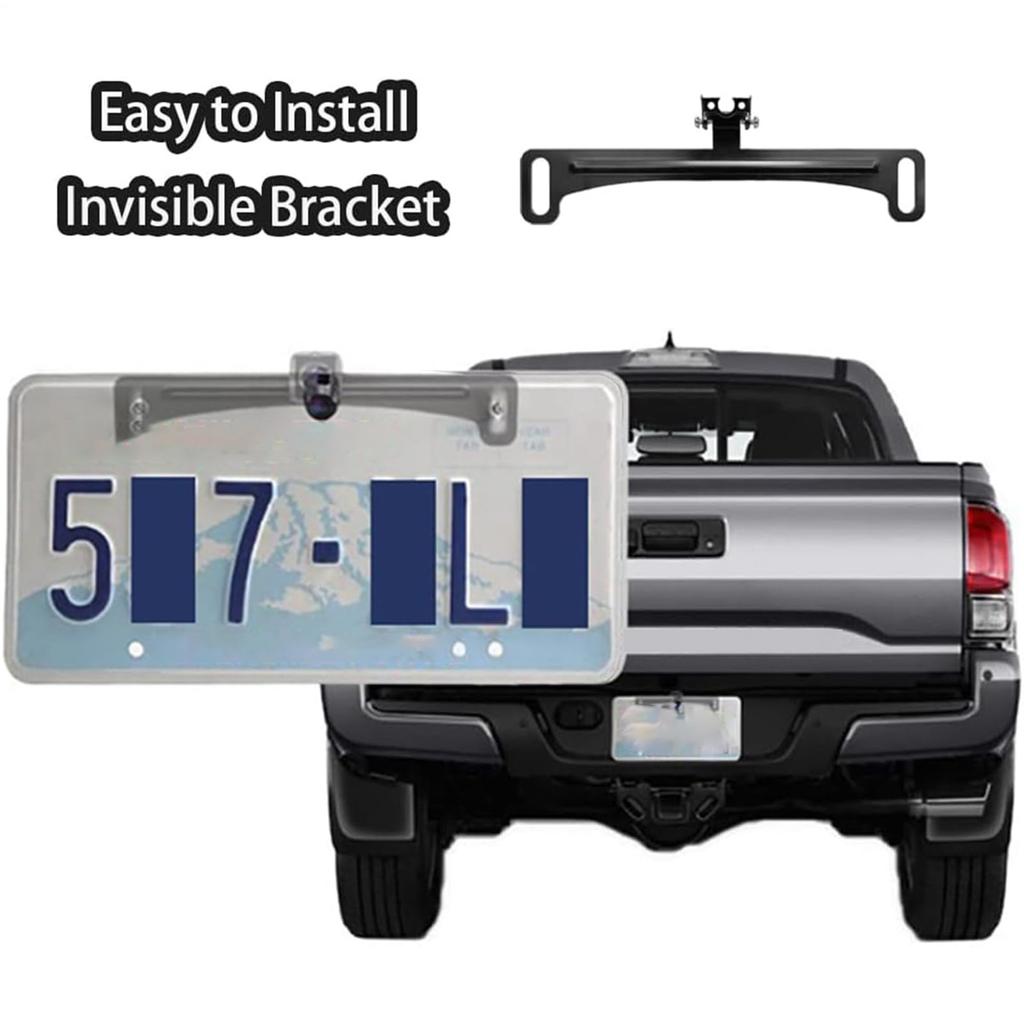 Lueear Backup Camera License Plate Mount,Rear Camera License Plate Mount,Mount Holder for Backup View
