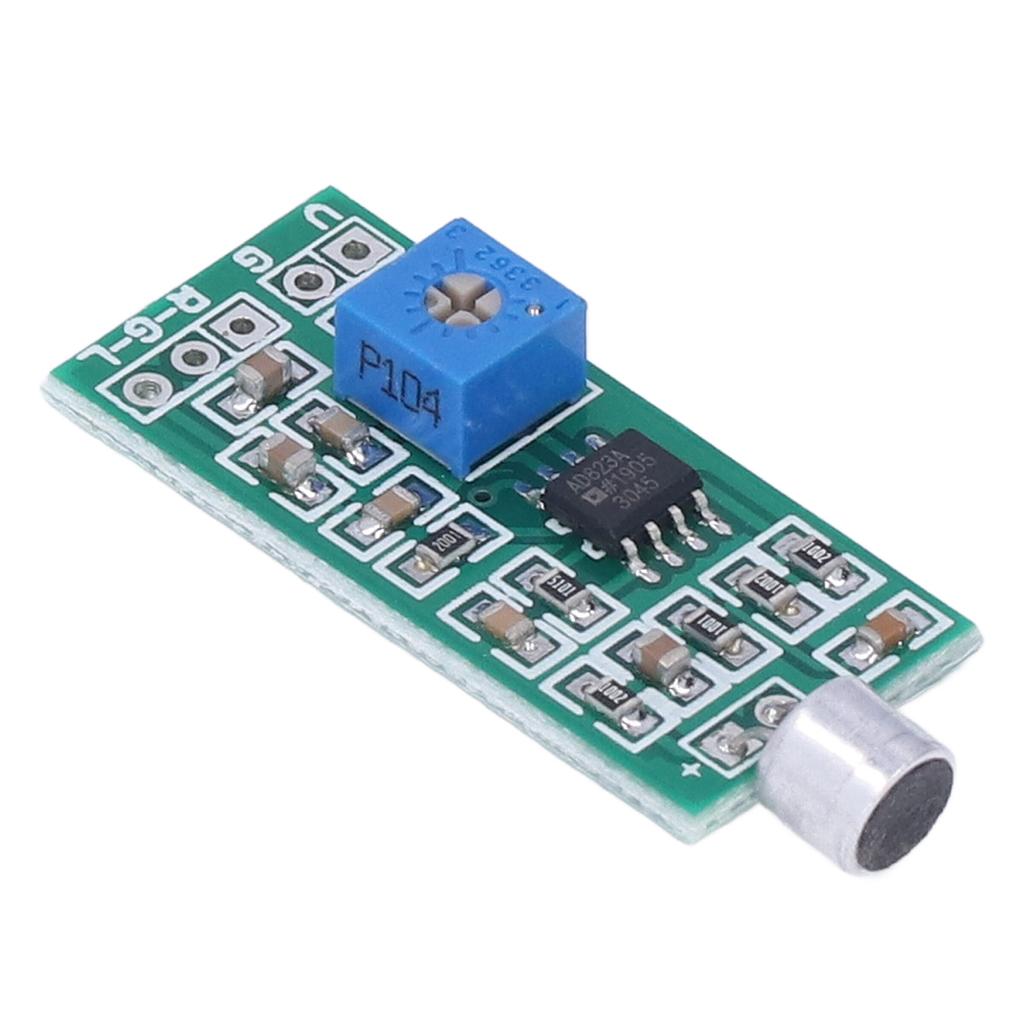 Microphone Pickup Module Dual Channel Output Adjustable Gain Amplifier Board for Detection