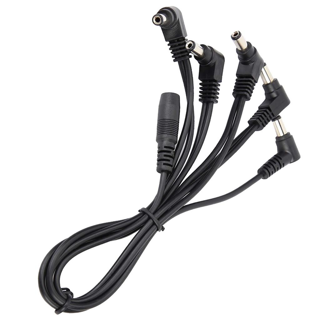 5-канальный кабель для электродов Daisy Chain для гитарных эффектов, адаптер питания, разветвитель