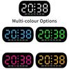 USB Powered Digital Alarm Clock Temperature Date Week Dual Alarm Night Mode Snooze Clock 5 Levels of Brightness 12/24H LED Clock
