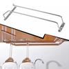Silver Wine Glass Rack Cup Holder Shelf Organizer Display Stainless Steel Hanger