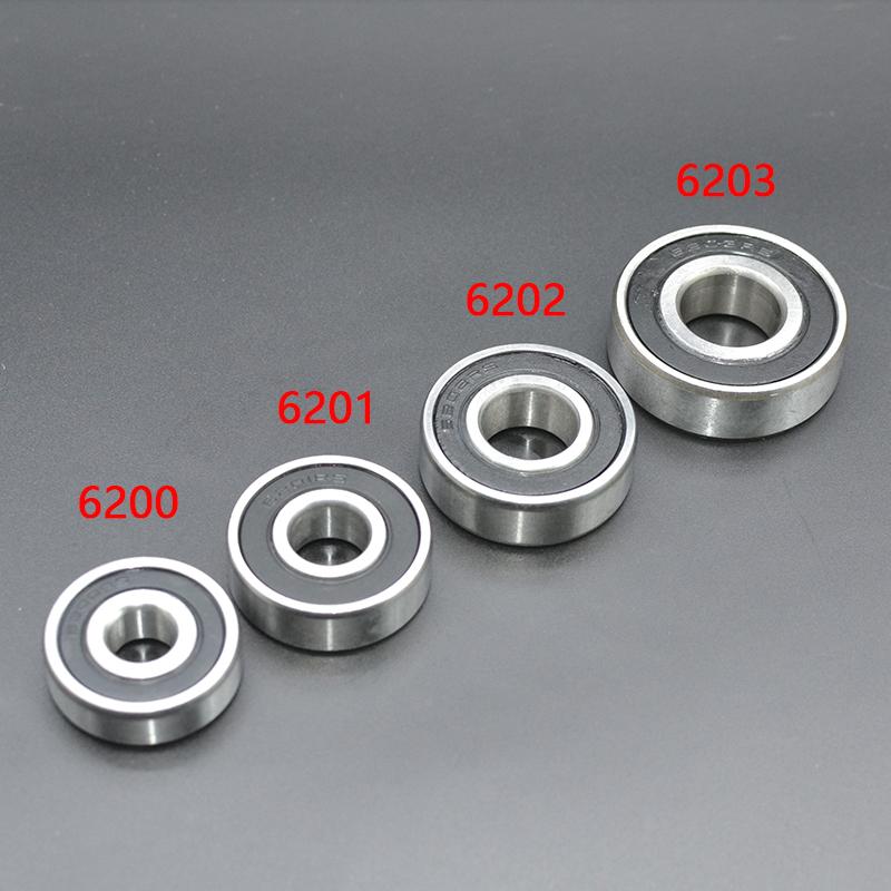 10PCS 6200 6201 6202 6203ZZ 2RS 15*35*11MM Metal Seal High Quality Deep Groove Ball Bearings 10X30X9mm