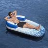 Bestway Chaise Longue Flottante Hydro Force Flotteur Gonflable Bouée Aquatique Piscine Siège Gonflable Plage Natation 93322