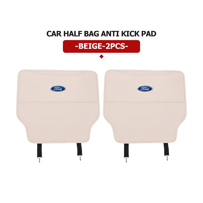 For Ford Car Anti-dirty Pad Seat Back Protective Mat Anti Kick Pad Car Accessory Focus mk2 mk3 mk4 Fiesta Ranger Mondeo S-MAX