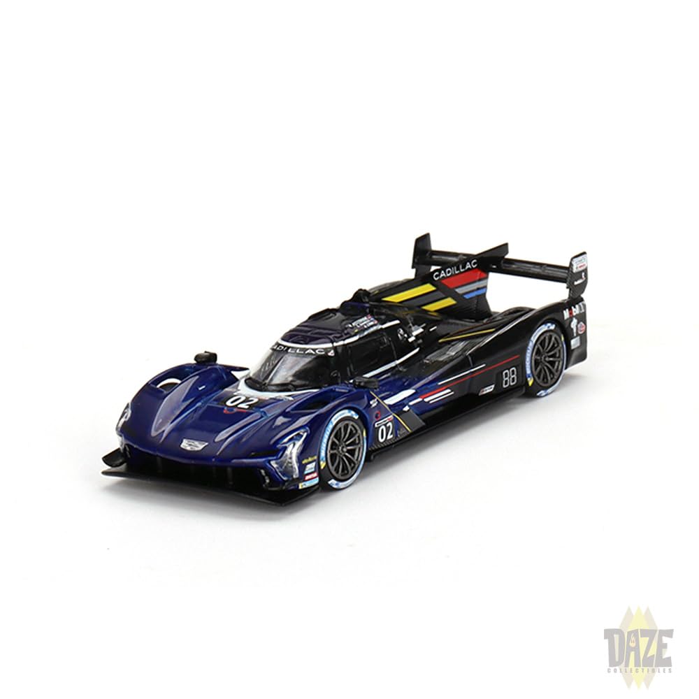 MINI GT Масштаб 164 Американская эксклюзивная модель MiJo Toys Cadillac V-Series R IMSA 24 часа Дейтоны 2023 #02