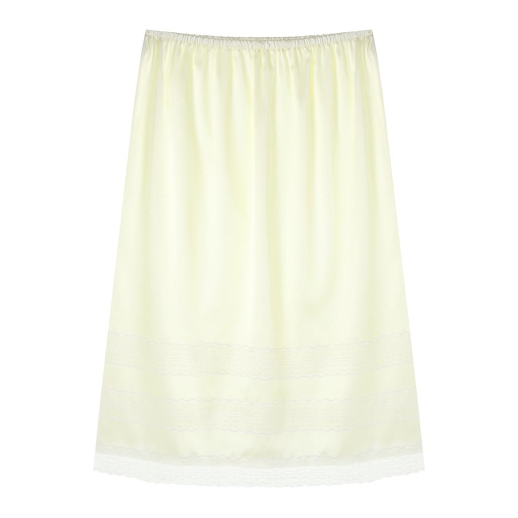 Полукомбинезоны для женщин, нижняя юбка, платье с удлиненной кружевной отделкой, юбка-миди длиной до пола, нижняя юбка для платьев