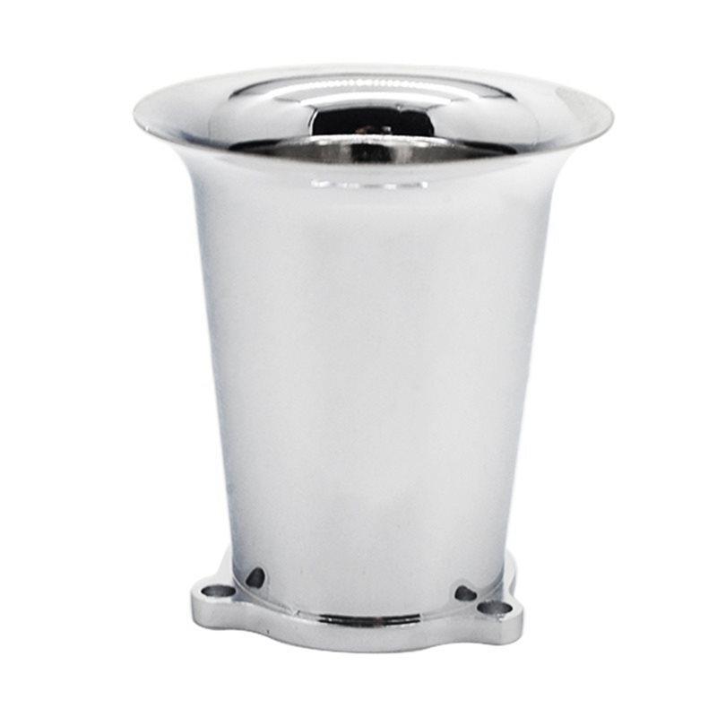 For Chrome Cv Carburetor Air Filter Interface Cup Horn Velocity Stack Billet Aluminum Replacement Part
