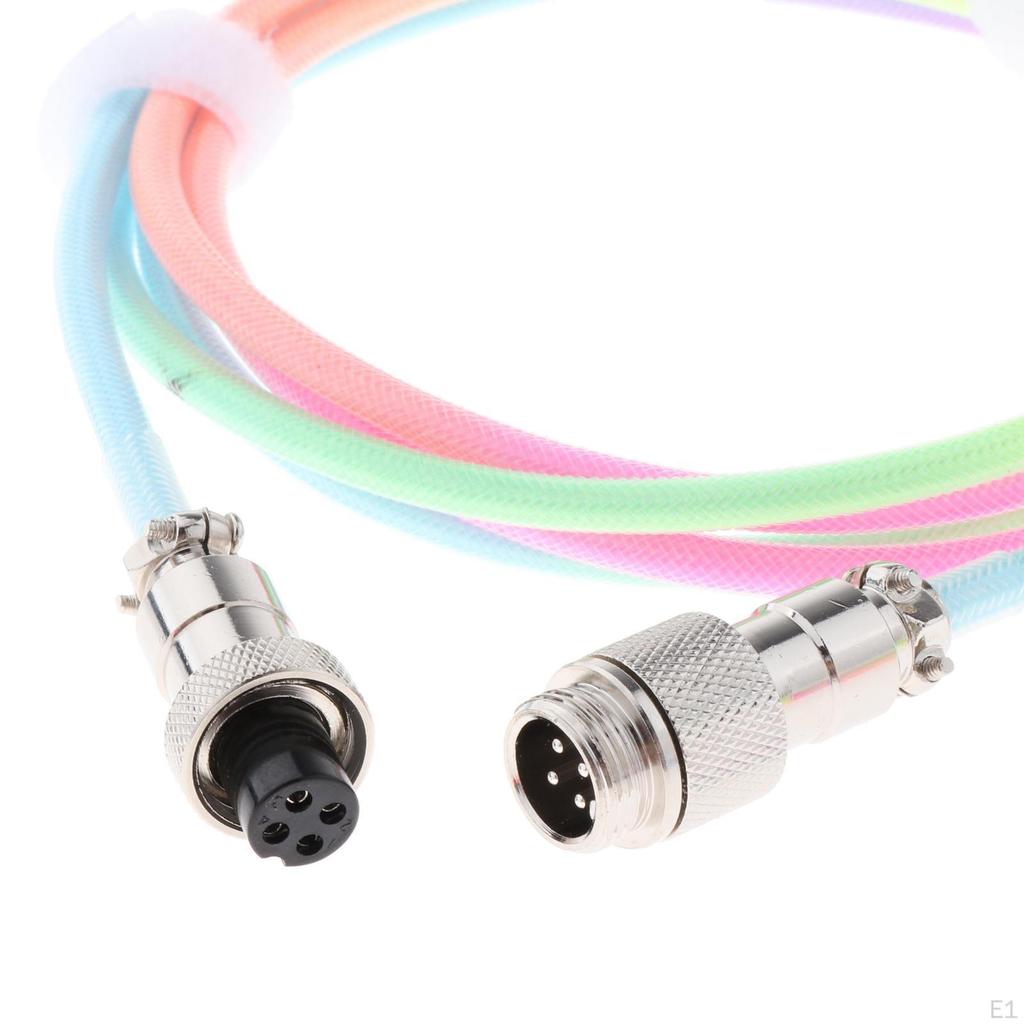 /USB-порт/ Съемный /Масштабируемый мини-разъем Кабель для клавиатуры/ для Механической клавиатуры/ Динамика/