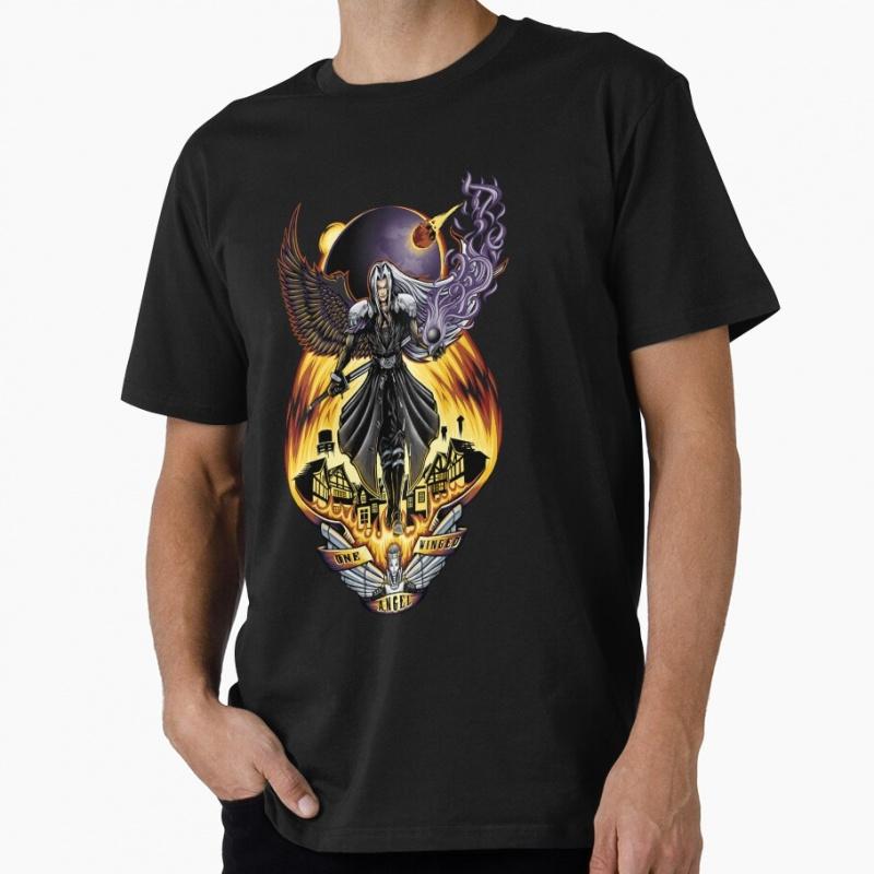 One Winged Angel 0513 Final Fantasy Gift T shirt for gamer 100% cotton O-Neck Short Sleeve Grap