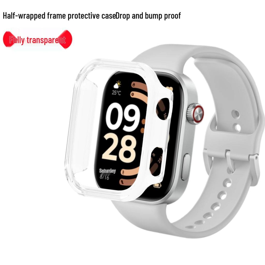 Защитный чехол для Redmi Watch 6: Полуобернутый полый жесткий чехол для новой модели