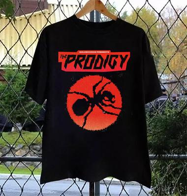 НОВИНКА Футболка с коротким рукавом The Prodigy Band 2025 в Концерте Черная Все Размеры Футболка SS42 Унисекс