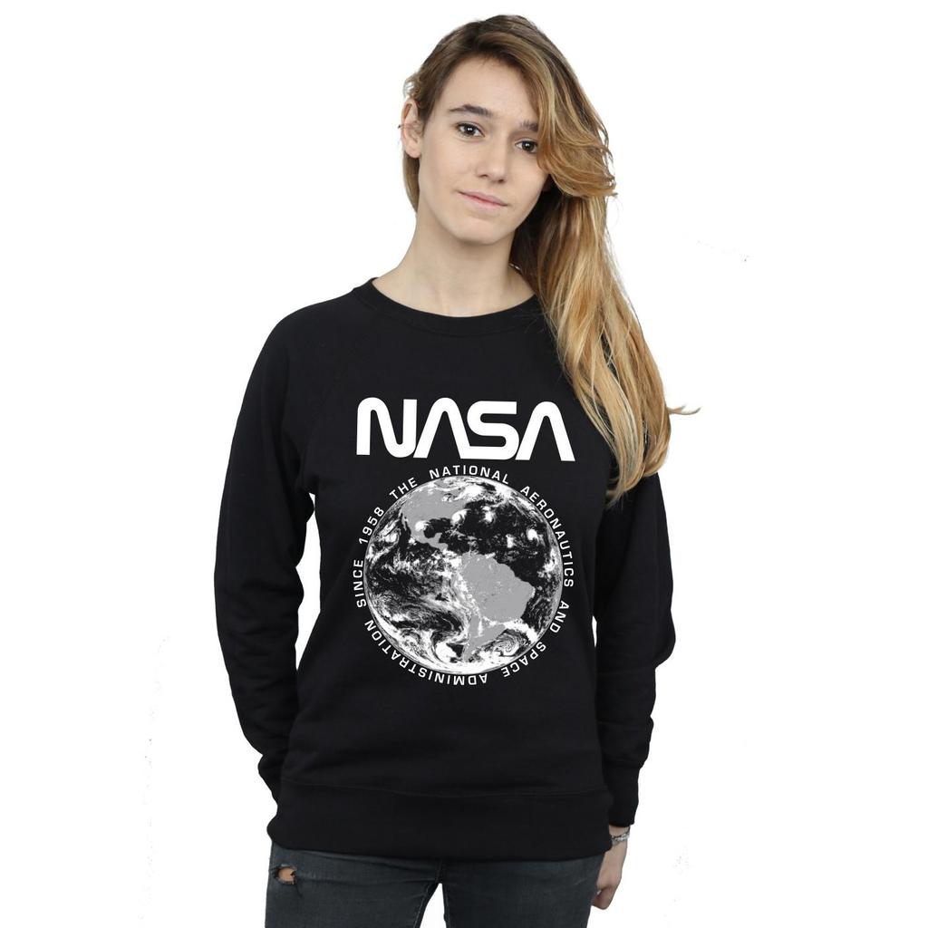 NASA Womens/Ladies Planet Earth Sweatshirt