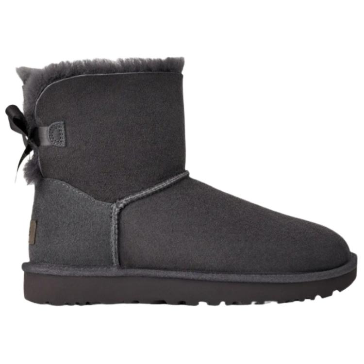 UGG Мини Bailey Bow II Простые Удобные Зимние Ботинки Женские ботинки 1016501-OBS