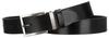 Wide leather belt PTN PS-05M-95-3569 Black