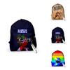 Рюкзак Roblox Rainbow Friends с регулируемыми лямками Школьный рюкзак Дорожный Рождественский подарок