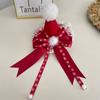 Bowknot Children Christmas Hair Clip Christmas Formal Hat Christmas Hat Headband  Girls