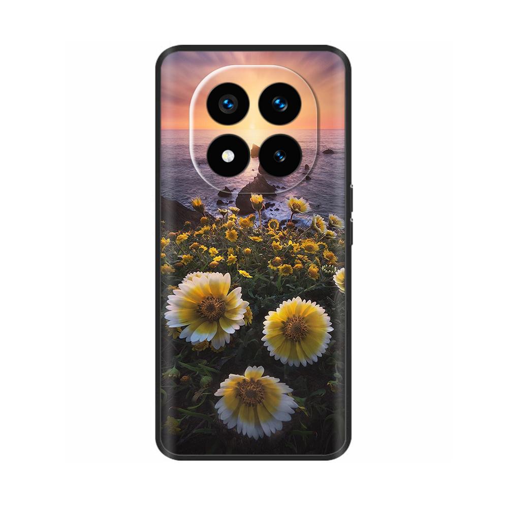 Милый чехол с кошкой и пандой для Xiaomi Redmi Note 14 Pro Чехол Задняя крышка телефона Мягкий чехол из жидкого силикона для Redmi Note14 14Pro 4G 5G