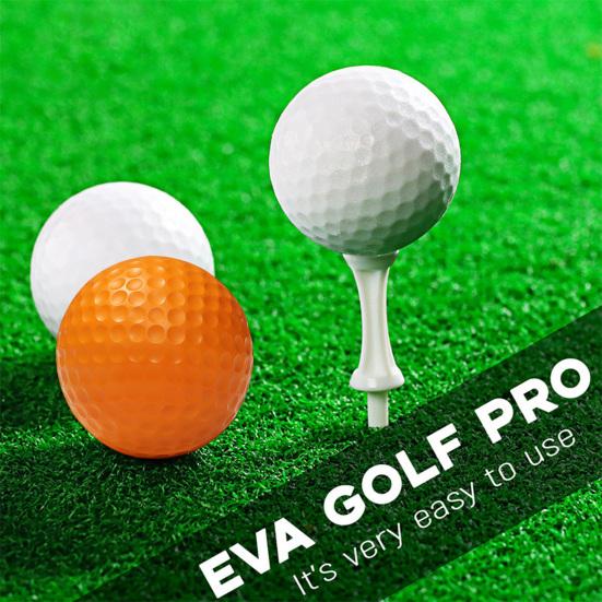 12 шт., реалистичные мячи для гольфа с ямочками, долговечные, улучшают точность, никогда не теряют тренировочные мячи для использования в помещении и на открытом воздухе
