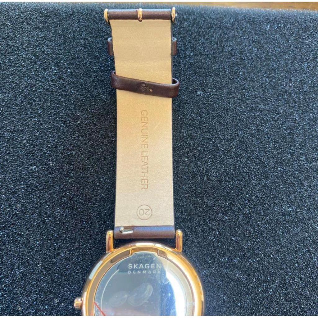 Used SKAGEN Watch (Pair) White Dial Quartz