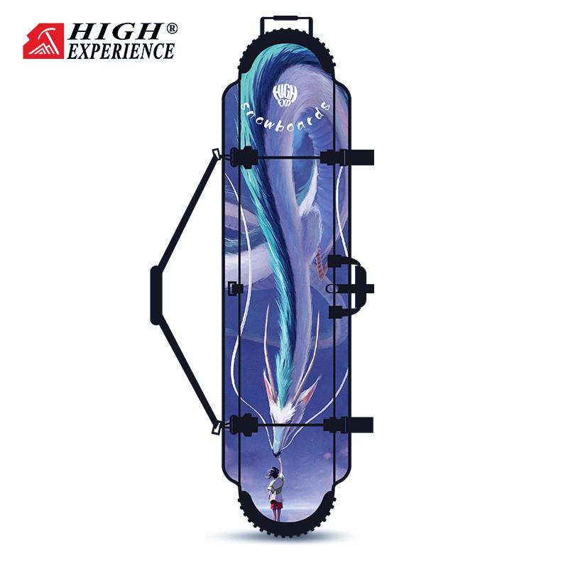 Premium Snowboard Bag Single Strap Foldable Protective Cover Scratch Resistant Durable 145-165cm Boards
