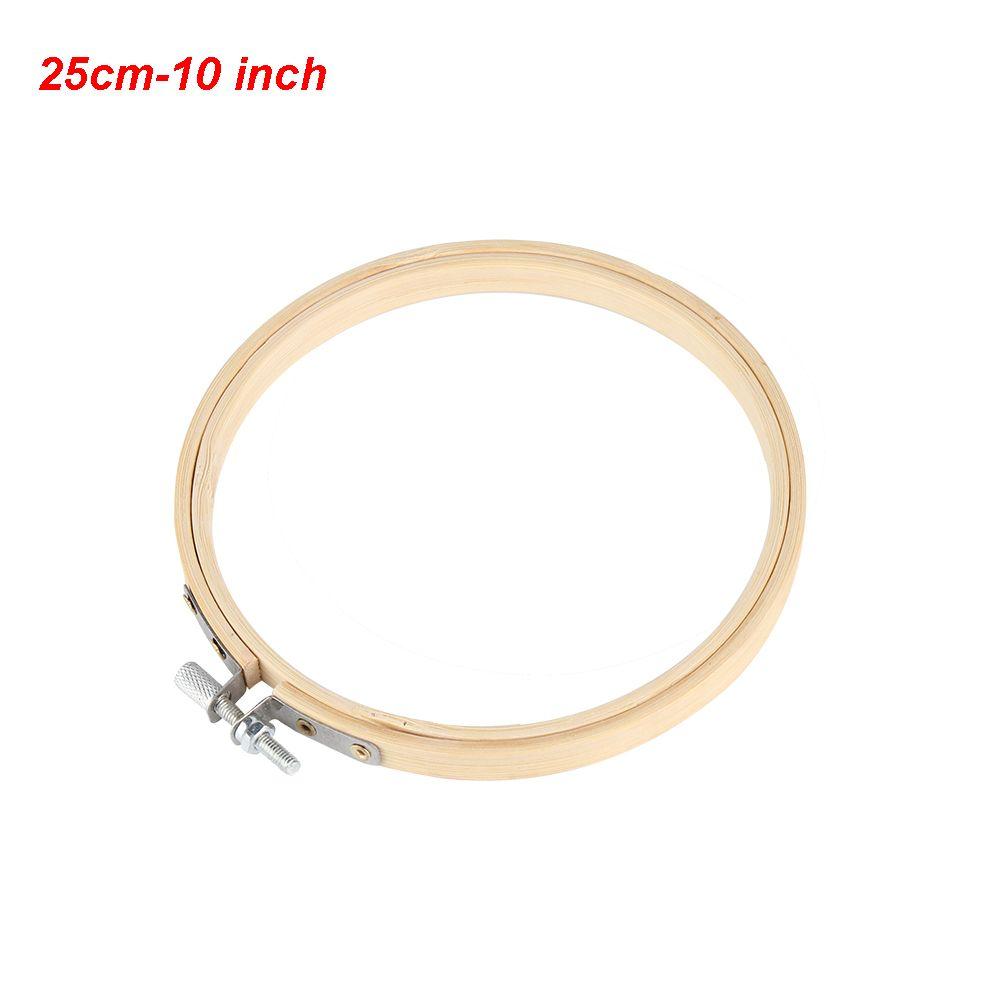 Fashion Handmade Bamboo Sewing Tools Embroidery Hoop Round Loop Cross Stitch Frame