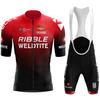 Новый дышащий летний велосипедный костюм Pro Team Ciclismo Одежда Рубашки для шоссейного велосипеда Костюм Велосипедные шорты с лямками MTB Джерси