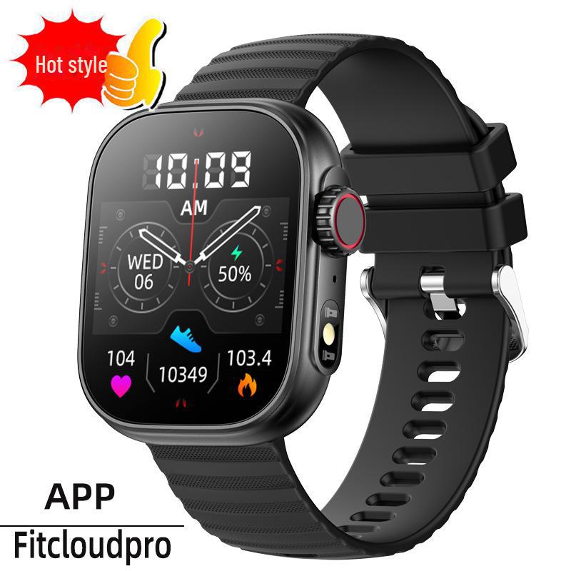 Temu Смарт-часы ZW60: Пульсометр, монитор здоровья, Bluetooth-вызов, круглый экран, женский фитнес-браслет