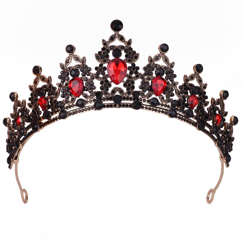 Королевская хрустальная барочная корона-ободок для невесты или дня рождения