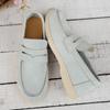 Модные женские туфли на плоской подошве 2024 года, новые тенденции, весна-осень, замшевые лоферы на платформе, повседневная женская обувь для ходьбы, Zapatos Mujer