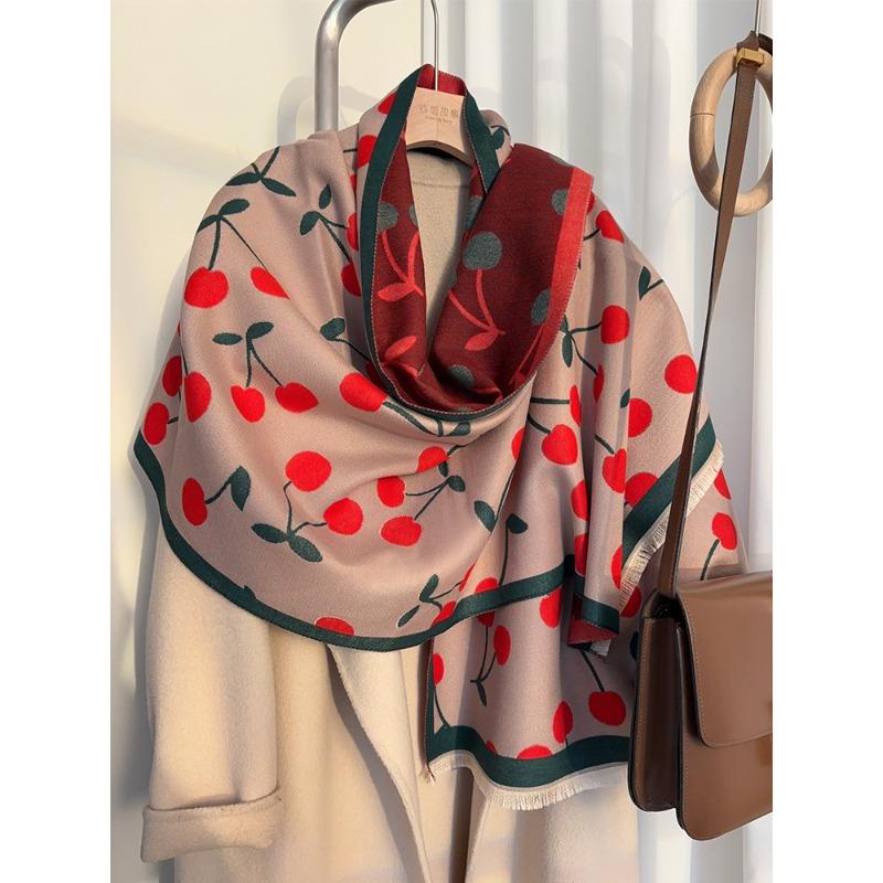 Exquisite This Winter Faux Cashmere Scarf Is A Versatile Long Shawl That Can Be Used Both As A Scarf and A Scarf