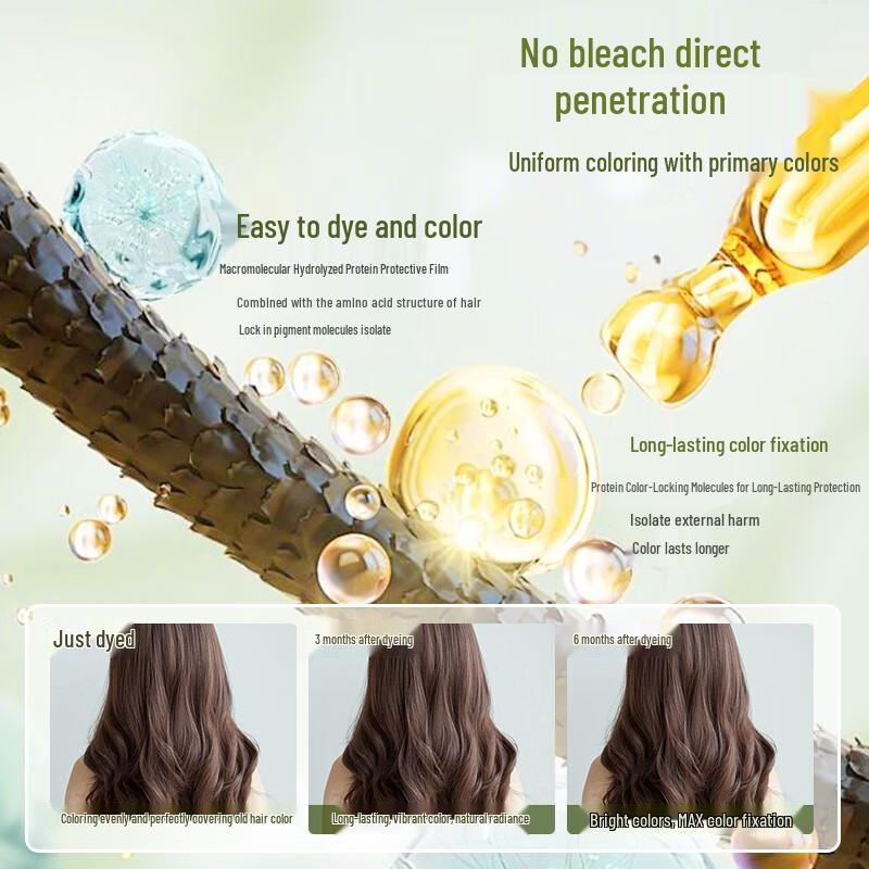 Plant-Based Bubble Hair Dye