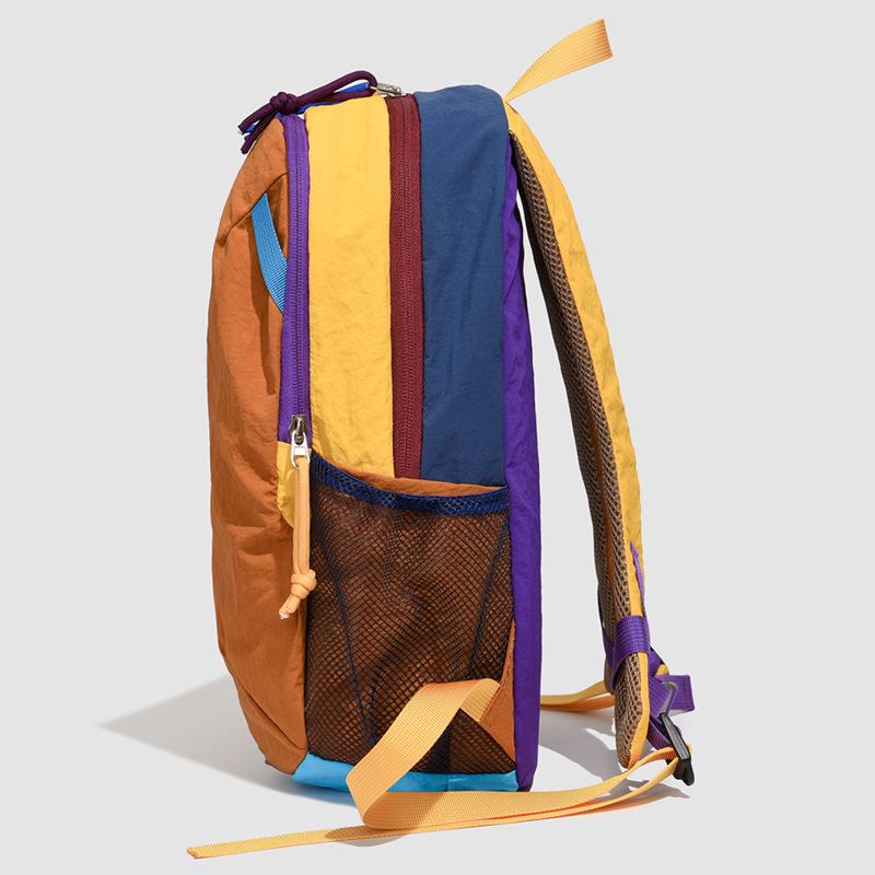 Trendy Unisex Outdoor Backpack - Color Block School, Sports & Travel