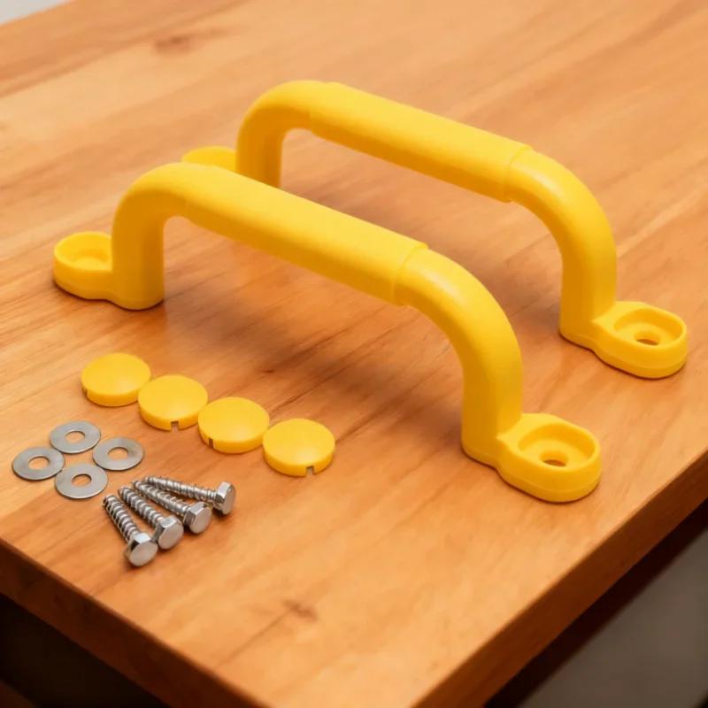 Children’s Plastic Grab Handle-Colorful Playground Equipment Accessory Fits Playhouse Jungle Gym Backyard Playhouse & Treehouse