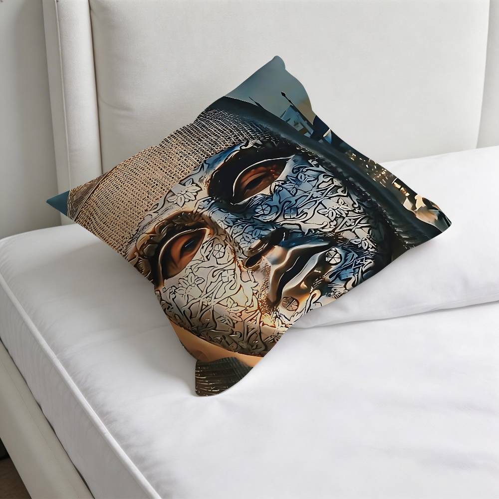 Cool Baldwin IV of Jerusalem Decorative Square Pillow Cover Modern Cushion Case for Living Room Bedroom