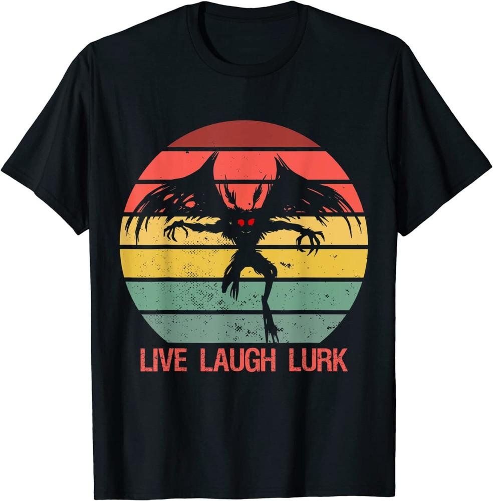 Новая Лимитированная Футболка с Мотыльком Live Laugh Lurke Городская Легенда Мифология Унисекс Футболка