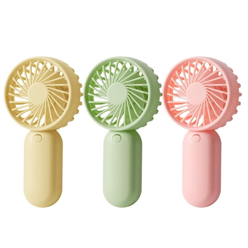 AM4 Battery Operated Powerful Handheld Fan Portable Small Lightweight Makeup Fan for Girl Women Indoor Outdoor