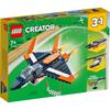 Конструктор LEGO Creator Expert Сверхзвуковой самолет 31126 Игровой набор с транспортным средством, машиной, минифигуркой. Подарок на день рождения для мальчиков и девочек 7-9 лет, маленьких детей