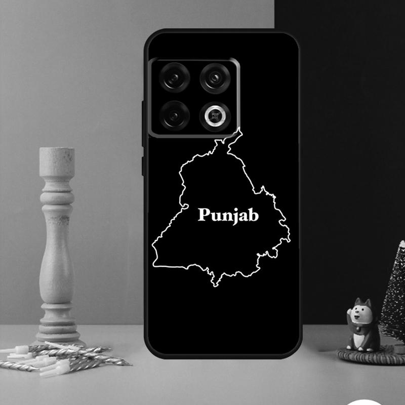Punjab Map Outline Case For OnePlus Nord CE 2 3 4 Lite N20 N30 9 10 Pro 8T 9RT 10T 10R 12 11 12R 13 13R Cover