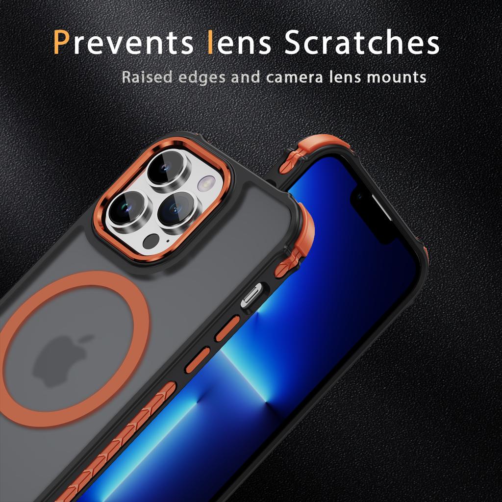 Для iPhone 13 Pro Чехол Совместимый с MagSafe PC+TPU Скин Ощущение Задняя Крышка