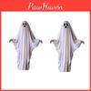 Детский костюм на Хэллоуин Плащ привидения для мальчиков и девочек Косплей Наряд Белый костюм духа