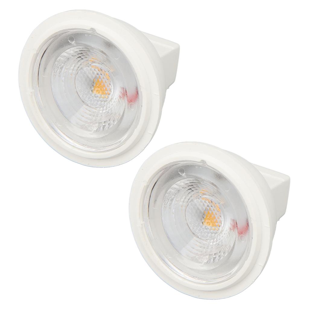 2pcs MR11 LED Light Bulbs AC12V 3W 300LM High Brightness Spotlight Bulb for Clothing Stores Landscape Warm Light 2700K