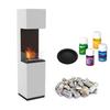 Portal Bio-fireplace SIERRA TÜV Certificate Glazing Set Mix