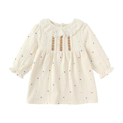 Babylove Хлопковое муслиновое платье-принцесса для девочек