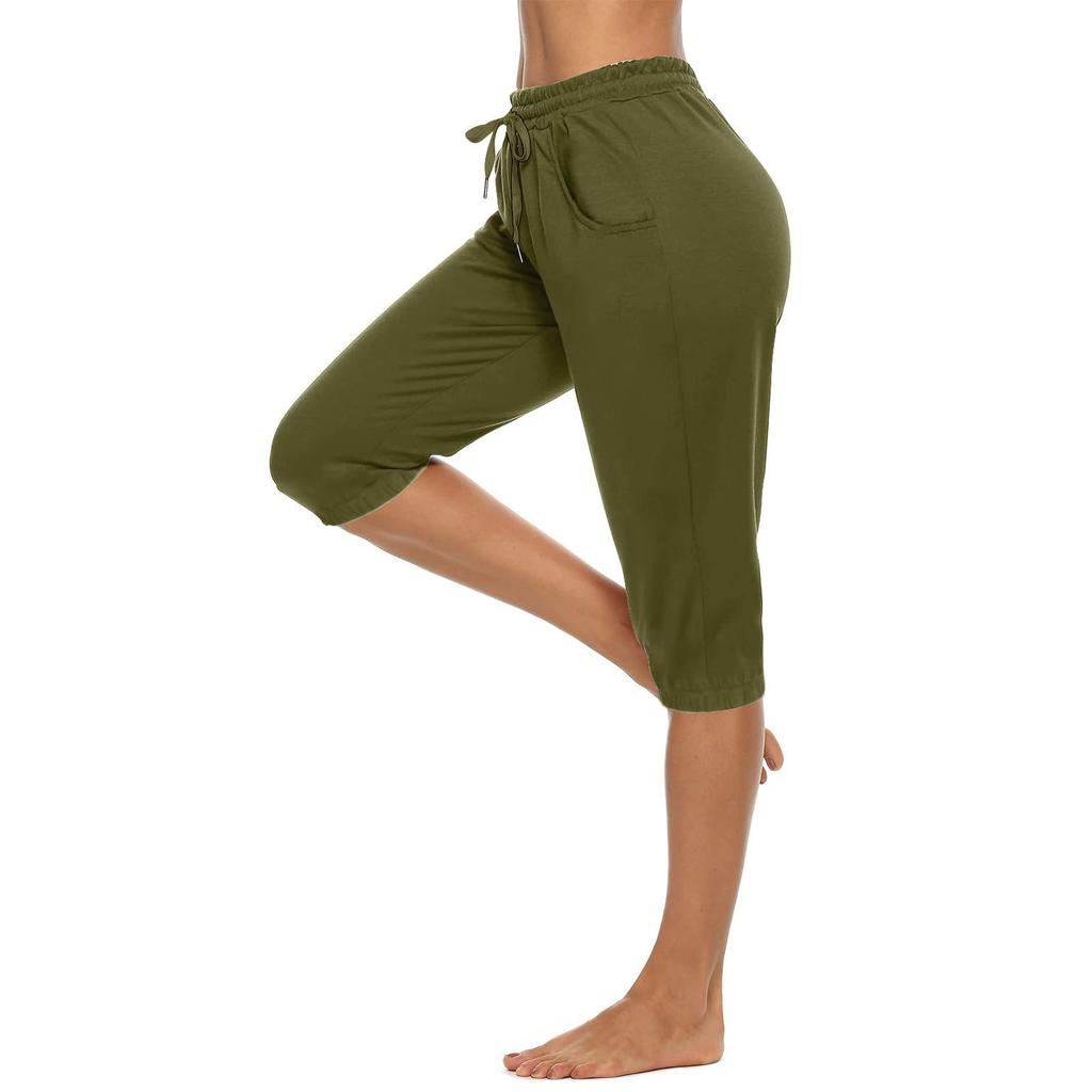 Женские брюки для бега с завязками, удобные спортивные брюки с карманами, 5 шт.