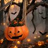 Succulents Halloween Flower Pot Creative Swing Pumpkin Plant Basket  Apartment Decor