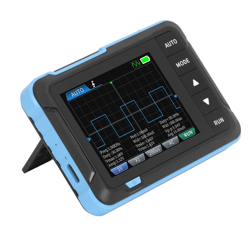 Handheld Mini Oscilloscope 2.8in TFT 1M Bandwidth 5.0MS S Sampling Rate Digital Oscillograph Meter