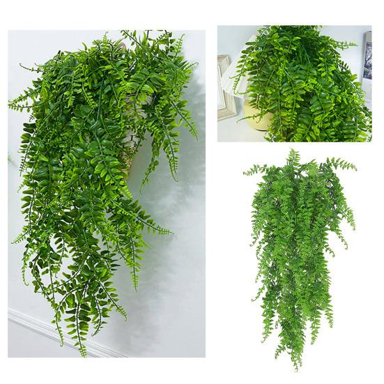 78CM Artificial Fern Vine UV Resistant Reusable Home Wedding Wall Hanging Faux
