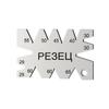 Carpenter Iron Carbon Steel Thread Bit Gauge Wire Cutting Angle Gauge Setting Template