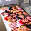 Disneyland Celebration Night Disney Cartoon Theme Anti-Slip Rug - Polyester, Home Decor, Suitable for Bedrooms, Living Rooms, Doorways, and Studios