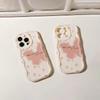 Phone Case For iPhone 17 Air 16 15 14 Plus 13 12 Mini 11 Pro Max X XR Butterfly Painting Wavy Silicone Shockproof Covers Funda